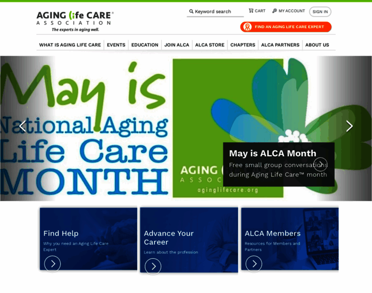 Aginglifecare.org thumbnail