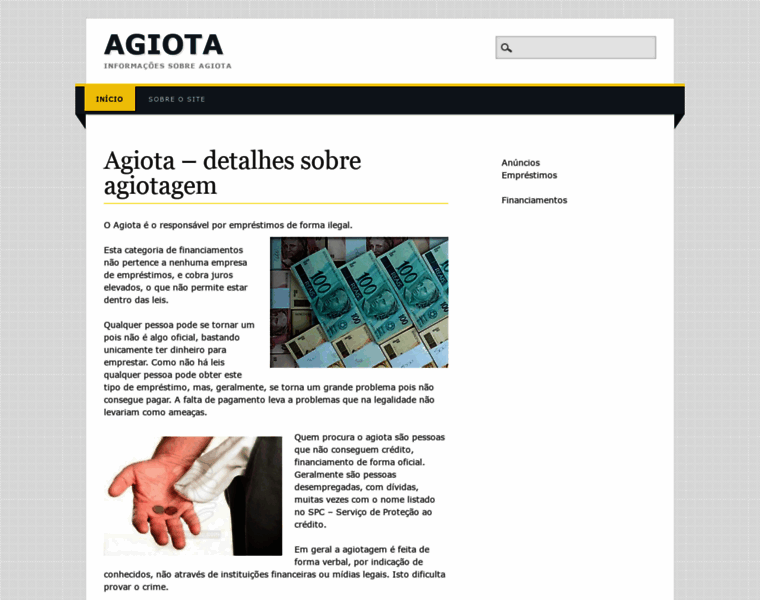 Agiota.org thumbnail