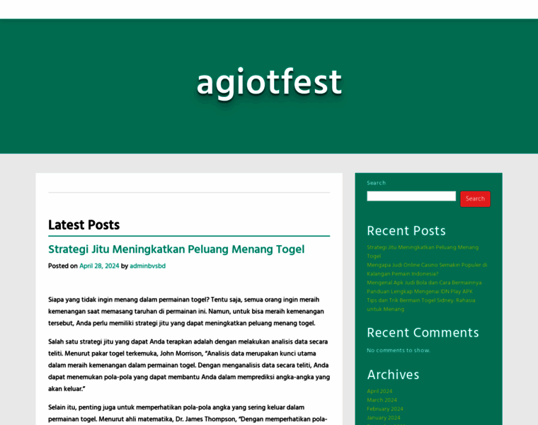 Agiotfest.com thumbnail