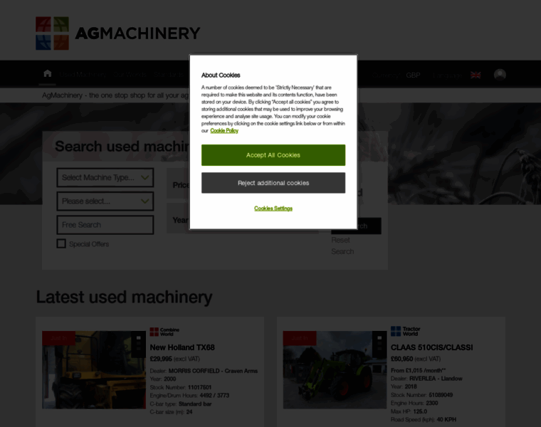 Agmachinery.co.uk thumbnail