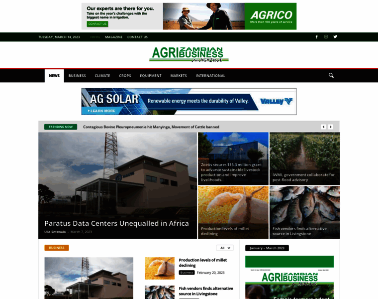 Agribusinesszambia.com thumbnail