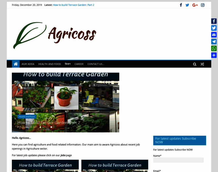 Agricoss.com thumbnail