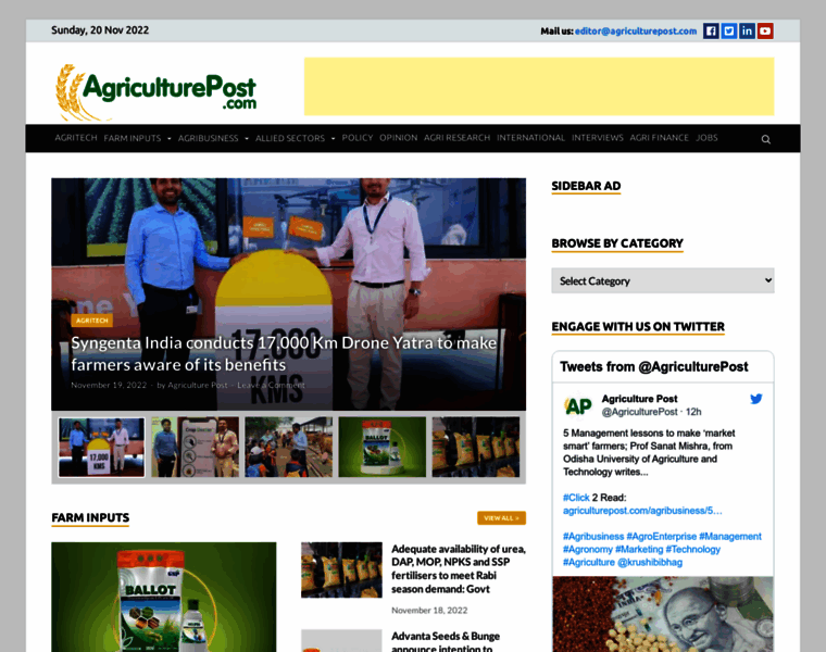 Agriculturepost.com thumbnail