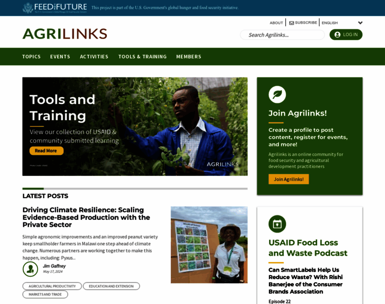 Agrilinks.org thumbnail