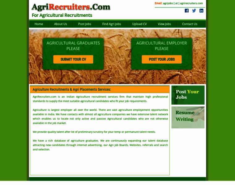 Agrirecruiters.com thumbnail