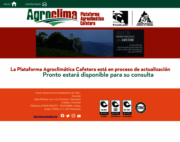 Agroclima.cenicafe.org thumbnail