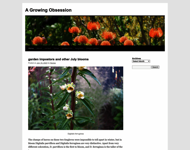 Agrowingobsession.com thumbnail