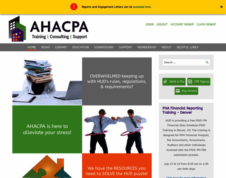 Ahacpa.org thumbnail