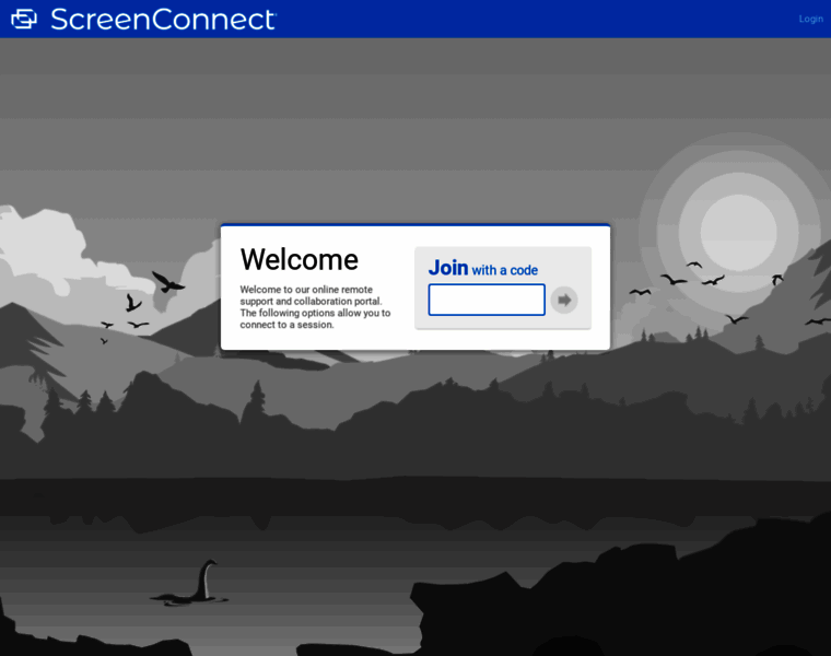ahcsupport.screenconnect.com at WI. ScreenConnect Remote Support Software