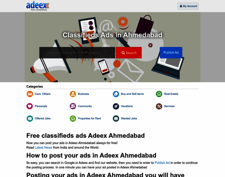 Ahmedabad.adeex.in thumbnail