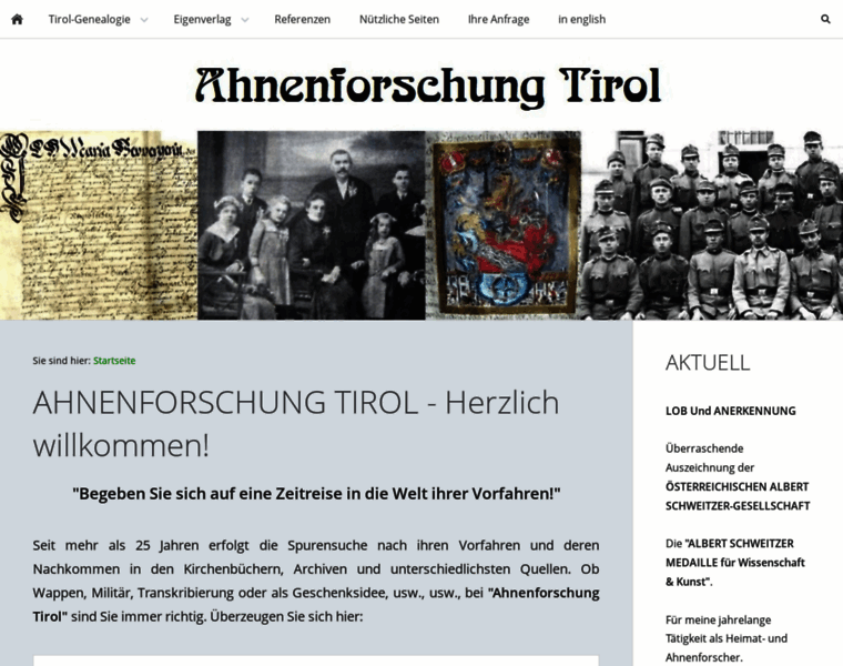 Ahnenforschung-tirol.at thumbnail