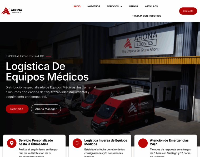 Ahonalogistics.com thumbnail