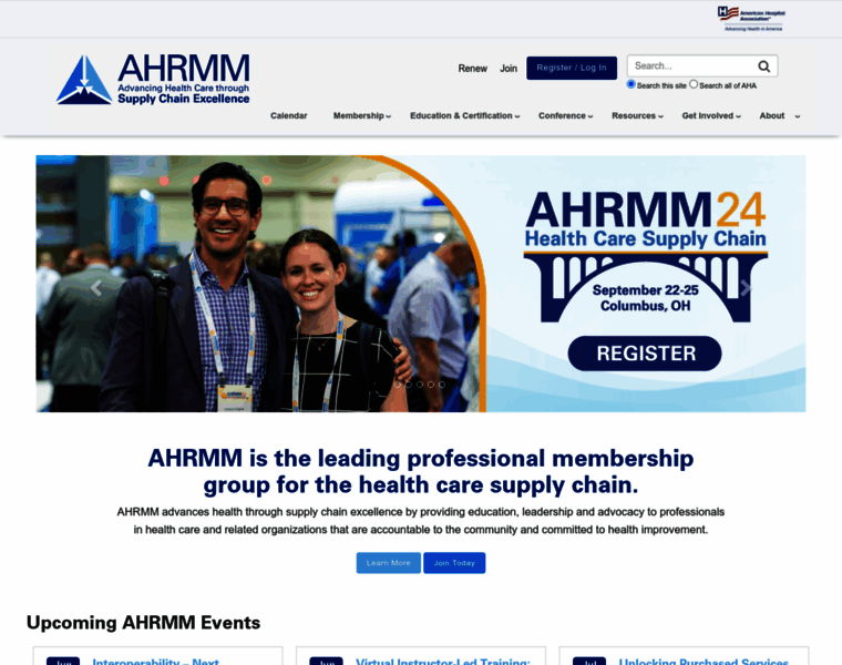 Ahrmm.org thumbnail