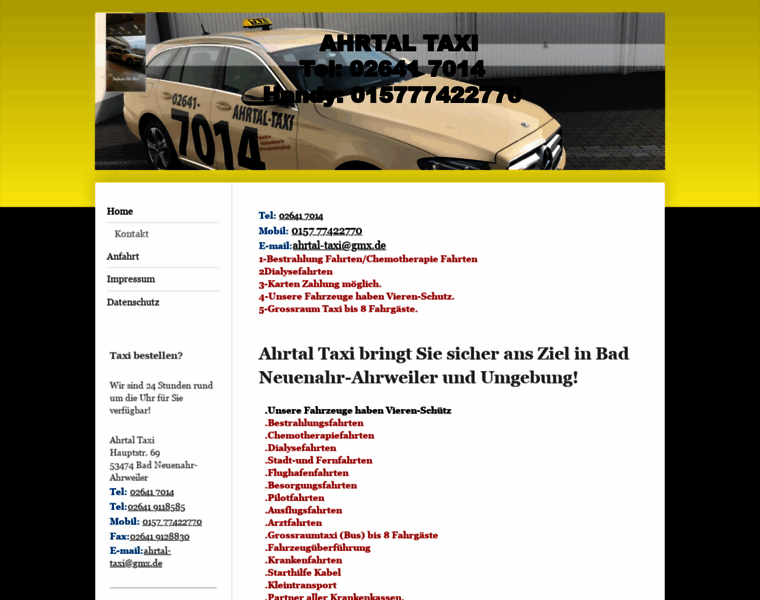Ahrtal-taxi.de thumbnail
