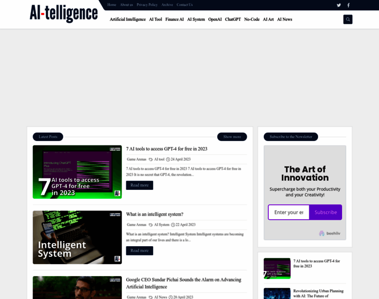 Ai-telligence.com thumbnail