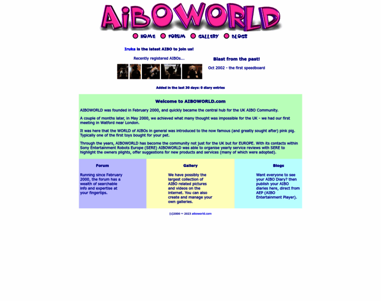 Aiboworld.com thumbnail