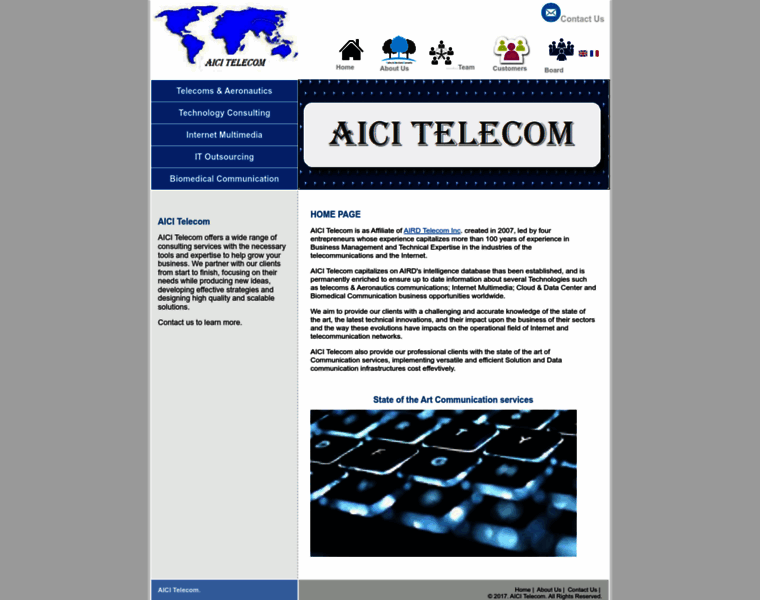 Aici-telecom.com thumbnail