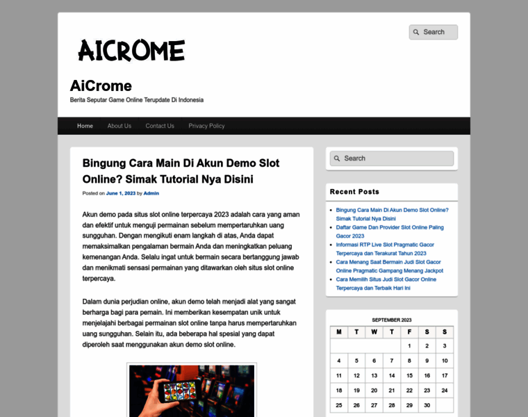 Aicrome.org thumbnail