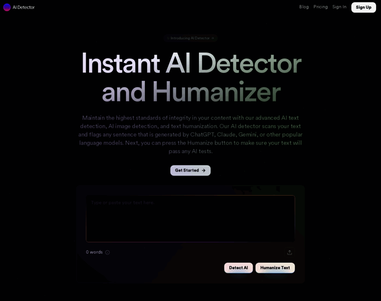 Aidetector.com thumbnail
