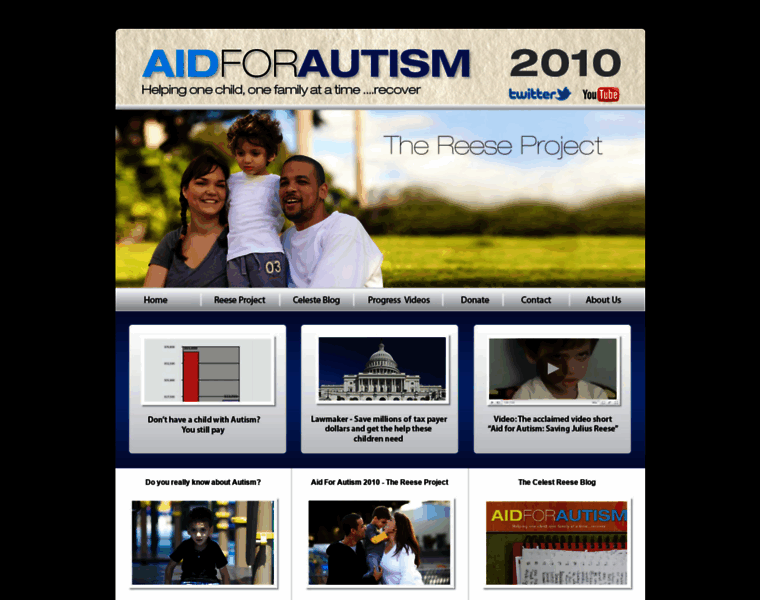 Aidforautism.com thumbnail