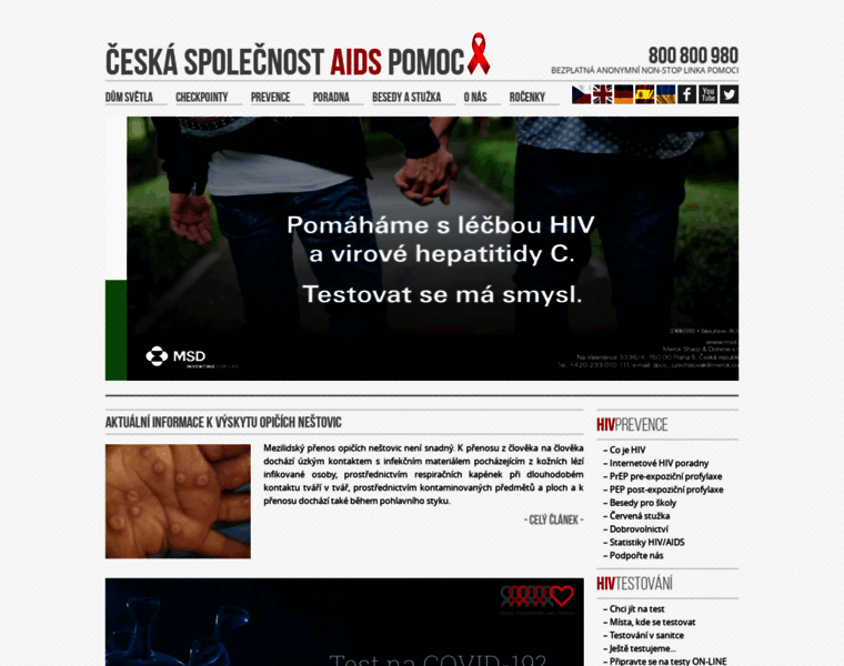 Aids-pomoc.cz thumbnail