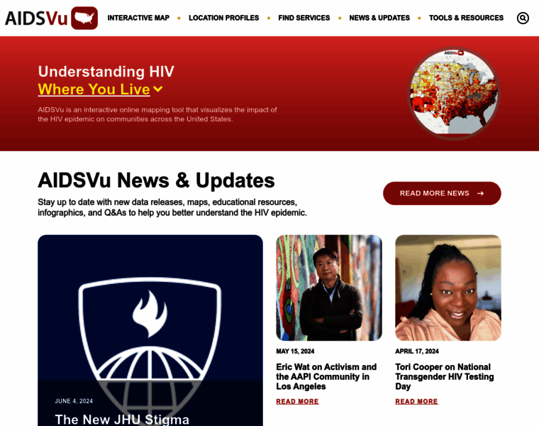 Aidsvu.org thumbnail