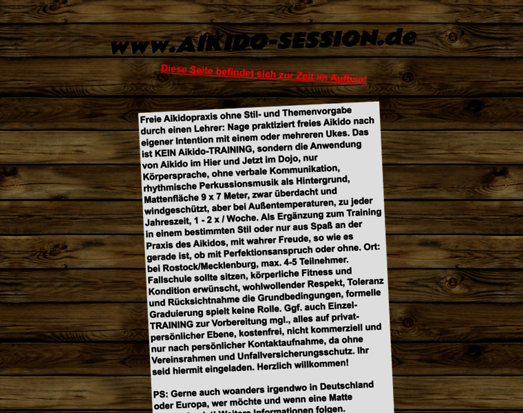 Aikido-session.de thumbnail