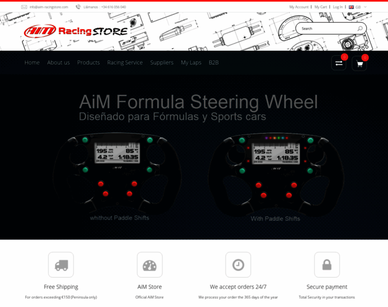 Aim-racingstore.com thumbnail