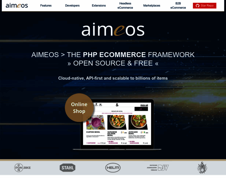 Aimeos.org thumbnail