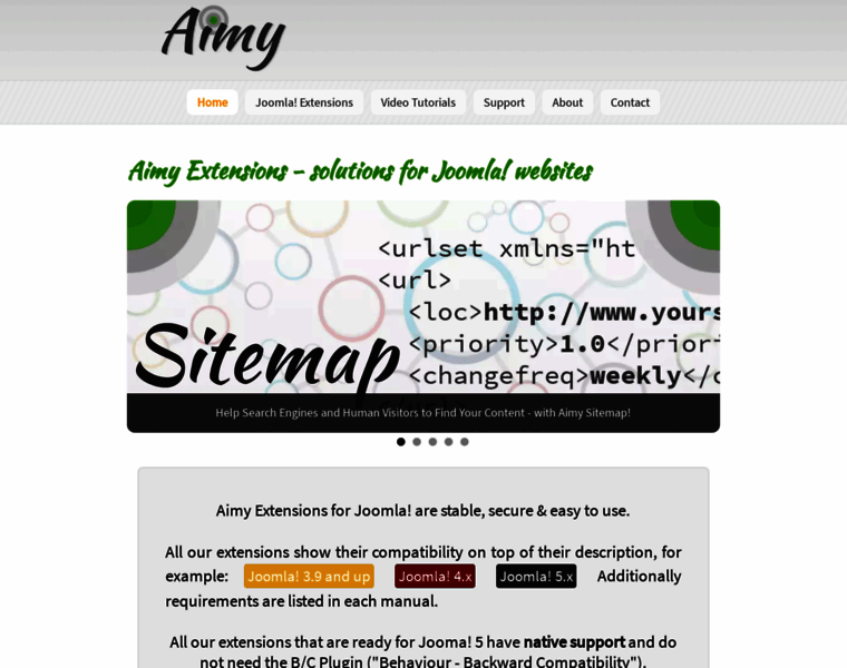 Aimy-extensions.com thumbnail