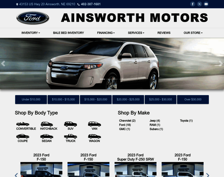 Ainsworthmotors.net thumbnail