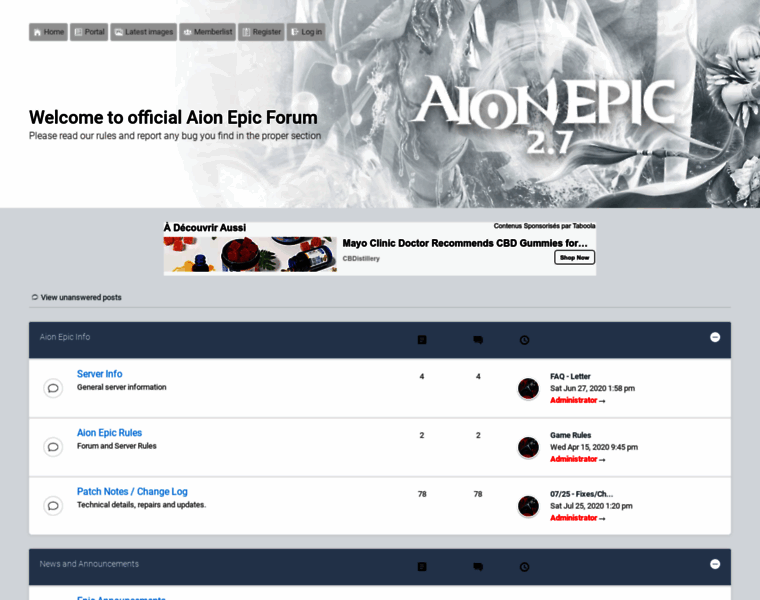 Aionepic.forumgamers.net thumbnail