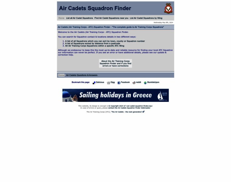 Air-cadets-squadron-finder.org thumbnail