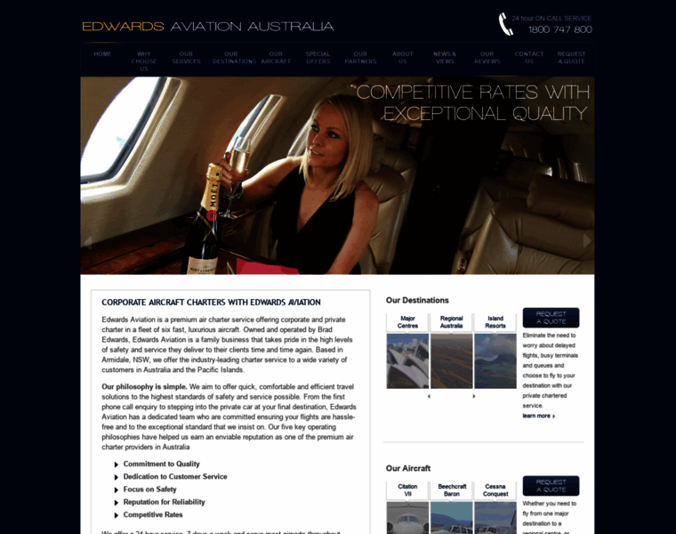 Air-charter-australia.com thumbnail