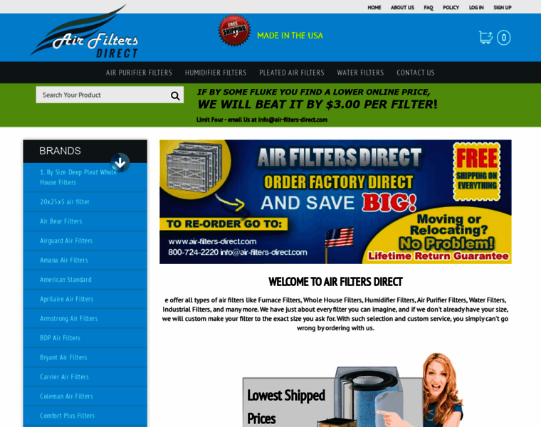 Air-filters-direct.com thumbnail