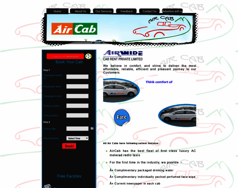 Aircab.co.in thumbnail