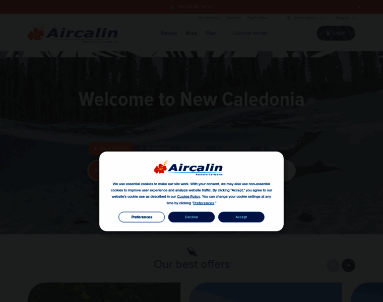 Aircalin.com thumbnail