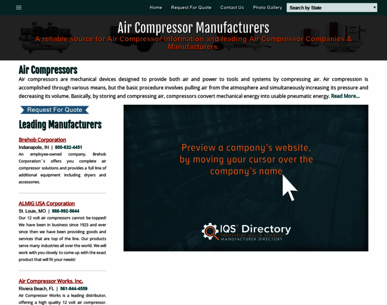 Aircompressormanufacturers.org thumbnail