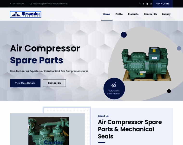 Aircompressorparts.co.in thumbnail