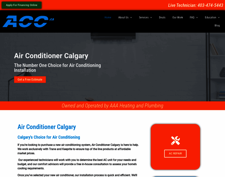 Airconditionercalgary.ca thumbnail