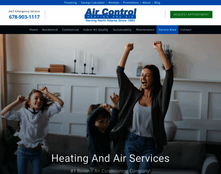 Aircontrol-heatingandair.com thumbnail