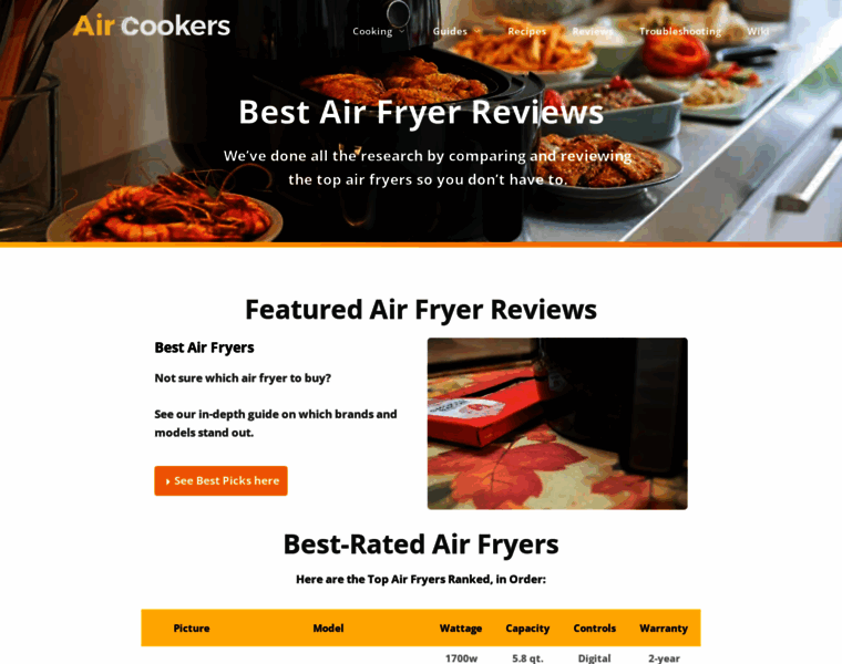 Aircookers.com thumbnail