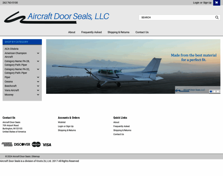 Aircraftdoorseals.com thumbnail