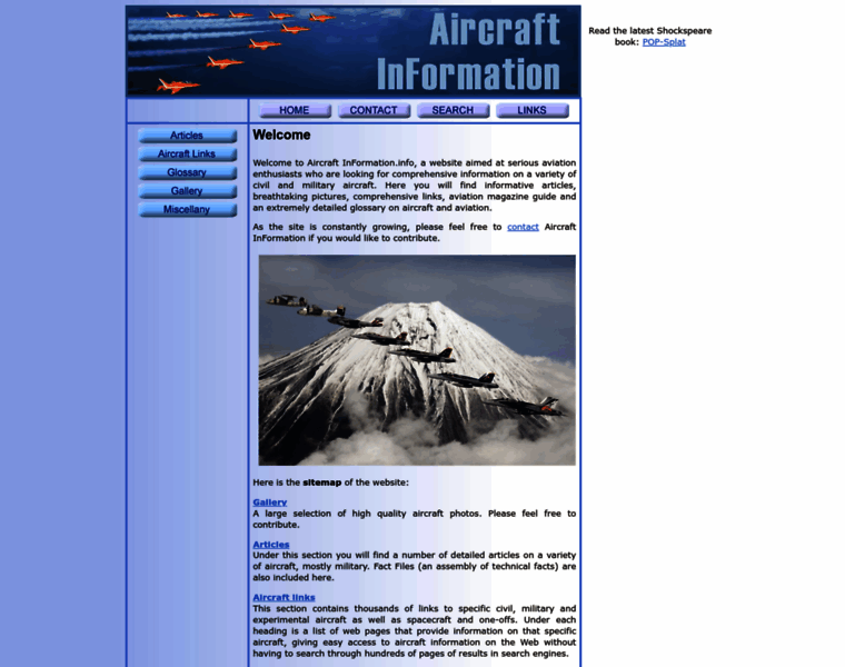 Aircraftinformation.info thumbnail