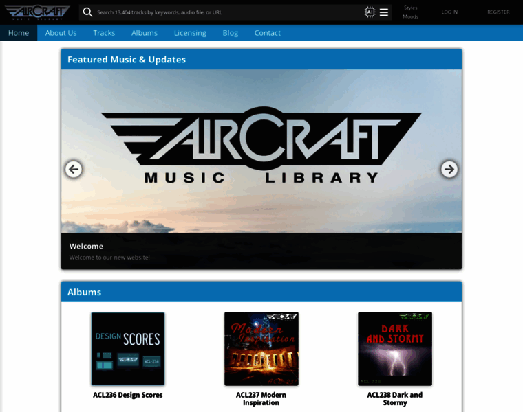 Aircraftmusiclibrary.com thumbnail