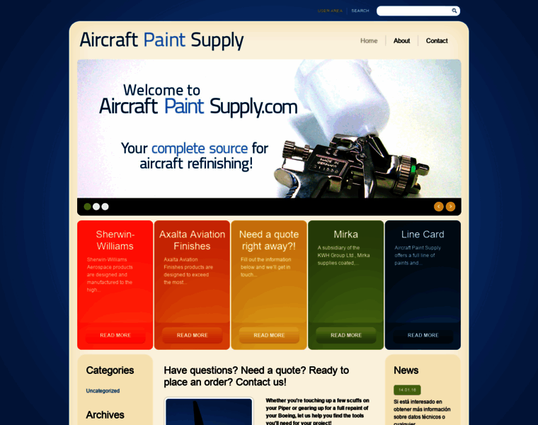 Aircraftpaintsupply.com thumbnail