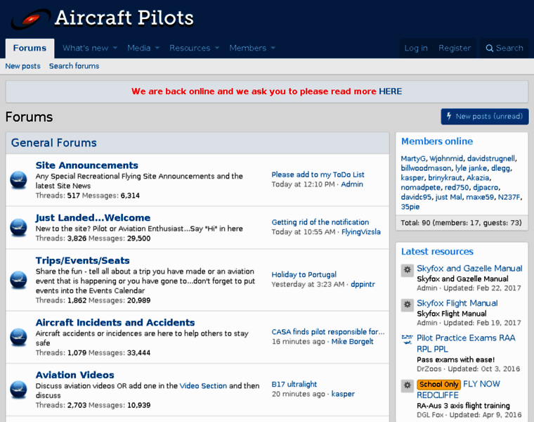 Aircraftpilots.com thumbnail