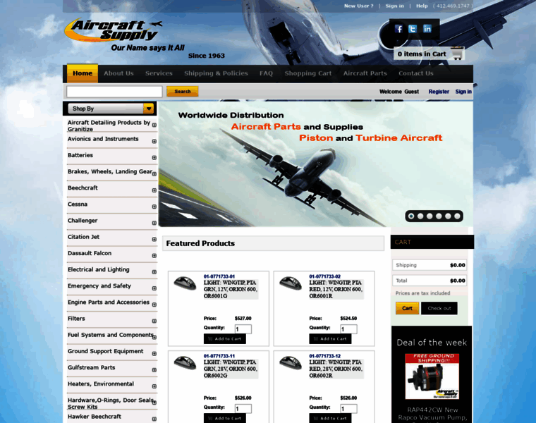 Aircraftsupply.com thumbnail