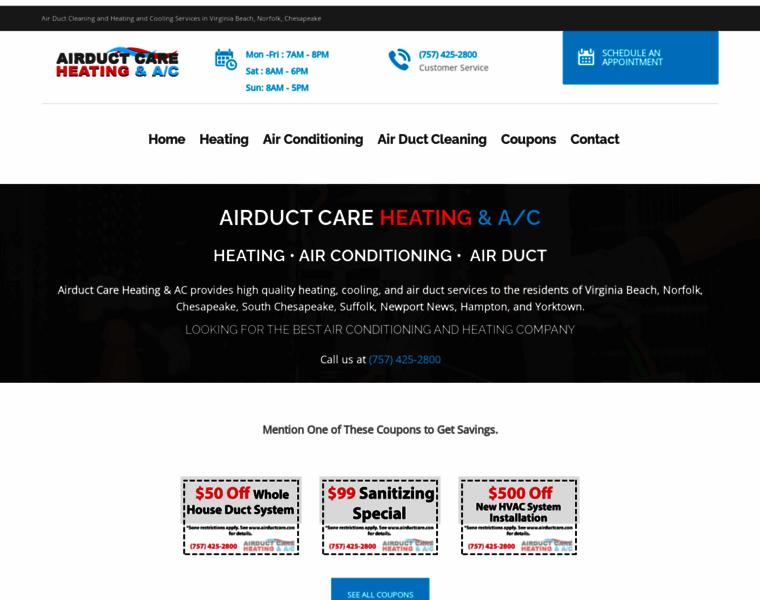 Airductcare.com thumbnail