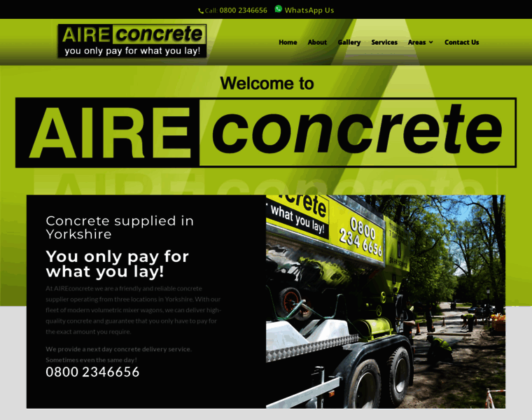 Aireconcrete.co.uk thumbnail